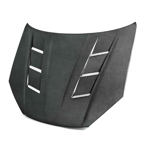 TS-style carbon fibre bonnet for 2013-2016 Hyundai Genesis 2dr