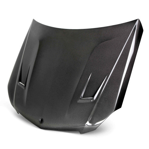 GT-style carbon fibre bonnet for 2012-2015 Mercedes Benz C63
