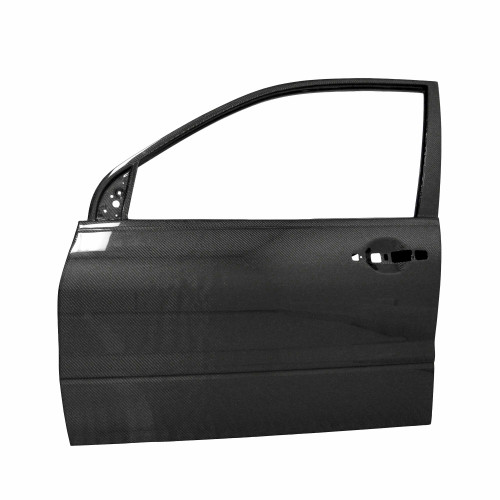 OE-style carbon fibre doors for 2003-2006 Mitsubishi Lancer EVO (FRONT) - Offroad use only