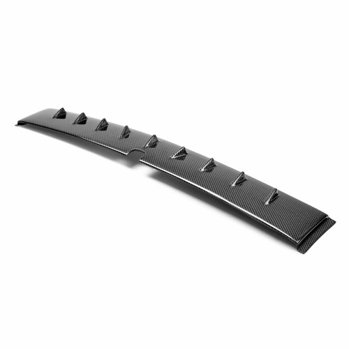 Carbon fibre roof fin spoiler for 2008-2015 Mitsubishi Lancer EVO X (No sound package. No sunroof.) Antenna base 5x6 cm