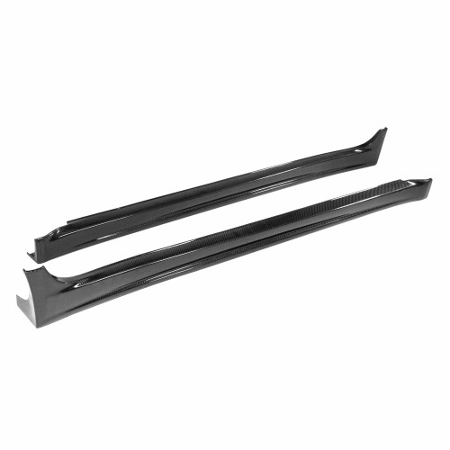 VR-style carbon fibre side skirts for 2008-2015 Mitsubishi Lancer EVO X
