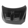 DV-style carbon fibre bonnet for 2008-2017 Mitsubishi Lancer