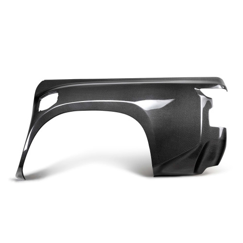 MB-style carbon fibre bedsides for 2022 Nissan Frontier (2" rise & 4" wider)