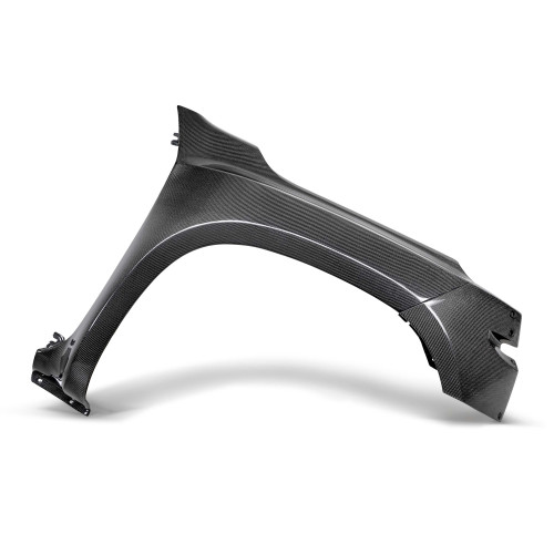 MB-style carbon fibre front wings for 2022 Nissan Frontier (2" rise & 4" wider)