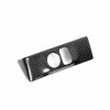 Carbon fiber interior trim set (6 pcs) for 2009-2016 Nissan GTR. Pieces include: mirror control panel cover (1), navigator cover (1), air vents cover (4)
