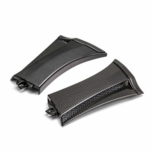 Carbon fibre wing caps for 2008-2014 Subaru STi / 2011-2014 WRX