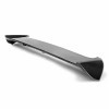 STI-style carbon fibre rear spoiler for 2008-2014 Subaru WRX/STi HB, with cut-out for factory brake light.