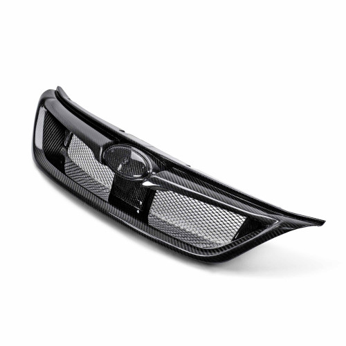 STI-style carbon fibre front grille for 2011-2014 Subaru WRX STi