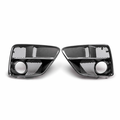 Carbon fibre fog light surround for 2015-2017 Subaru WRX/STi