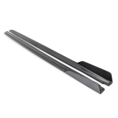 MB-style carbon fibre side skirts for 2022-2024 Subaru WRX