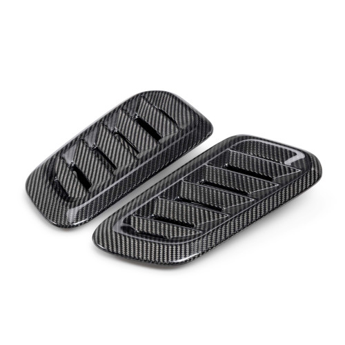 Dry carbon fibre bonnet vents for 2023-2024 Toyota GR Corolla - Gloss finish