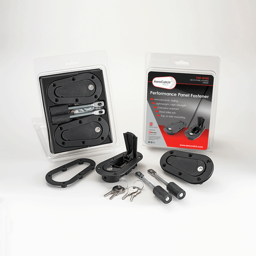 AeroCatch Xtreme Plus Flush - Locking - Black - 120-4100