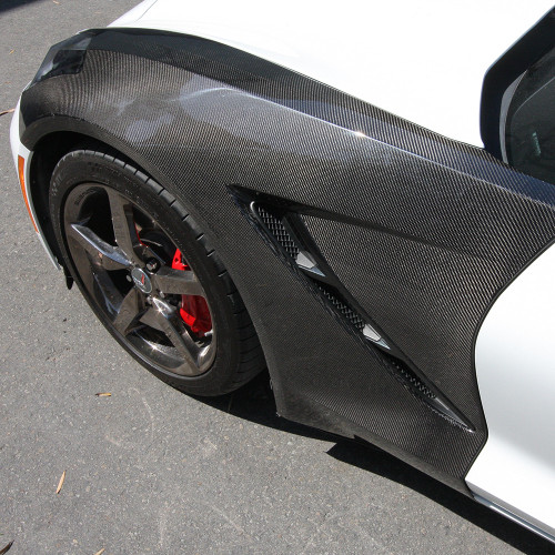 Anderson Composites Carbon Fibre Front Wing Pair - Chevrolet Corvette C7 Stingray - 2014-2019