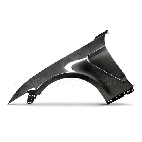Anderson Composites Carbon fibre +10mm Front Wing Pair - GT350 Style - Ford Mustang - 2015-2017