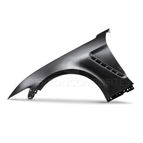 Anderson Composites Fiberglass Front Wing Pair GT 350 Style (0.4in Wider) - Ford Mustang 2015-2017