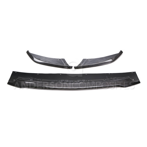 Anderson Composites Carbon Fiber Front Splitter (3 PC ) - Ford Mustang Shelby GT350 2015-2020
