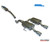 Milltek Primary Cat Back Exhaust System inc Secondary De-Cat Pipe - Renault Clio 182 Sport