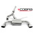 Cobra Sport Resonated Cat Back Exhaust System - Subaru BRZ / Toyota GT86