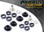 Alfa Romeo 147 (2000-2010), 156 (1997-2007), GT (2003-2010) Front Anti Roll Bar Bush 24mm (PFF1-810-24BLK)