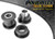 Jaguar (Daimler) XJ40 (1986 - 1994) Rear Diff Strut Bush (PFR27-411BLK)