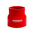 Straight Transition Coupler, Red, Silicone, 2.50in to 3.00in