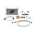 Oil Cooler Kit, Silver, Thermostatic, fits Subaru WRX/STI 2006-2007