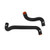 Silicone Radiator Hose Kit, Black, fits Pontiac GTO 2005-2006
