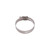 Worm Gear Clamp, High-Torque, Silver, 0.31in - 0.47 in (8mm - 12mm), Pack of 10