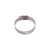 Worm Gear Clamp, High-Torque, Silver, 0.43in - 0.79in (11mm - 20mm), Pack of 10
