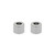 1/4in NPT Weld-on Bung, Aluminum, Pack of 2