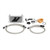 Oil Cooler Kit, Silver, Thermostatic, fits Subaru WRX 2008-2014