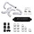Intercooler Kit, Black/Silver, fits Hyundai Genesis 2.0T 2010-2012