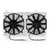 Performance Aluminum Fan Shroud Kit, Polished, fits Mazda RX-8 2004-2008