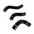 Silicone Radiator Hose Kit, Black, fits Mazda Miata 1990-1993