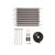 Universal Transmission Fluid Cooler, 12 in x 10in x 0.75in