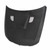 GTR-style carbon fibre bonnet for 2002-2005  BMW E46 2DR, LCI