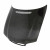OE-style carbon fibre bonnet for 2002-2005  BMW E46 2DR, LCI
