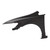 OE-style carbon fibre wings for 2006-2011 Honda Civic 4DR