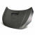 OE-style dry carbon fiber hood for 2017-2021 Honda Civic Type R - Matte finish