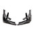 Carbon fibre front bumper canards for 2023-2024 Honda Civic Type-R