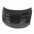 TS-style carbon fibre bonnet for 2011-2013 Scion TC