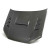 TS-style carbon fiber hood for 2010-2023 Toyota 4Runner
