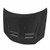 DV-style carbon fibre bonnet for 2006-2009 VW Golf GTI (Shaved)