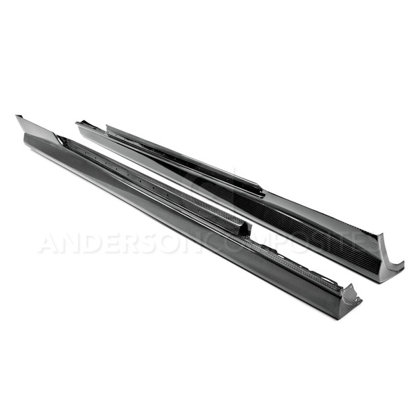 Anderson Composites Carbon Fibre Side Skirts - ZL Style - Chevrolet Camaro ZL1 2012-2015