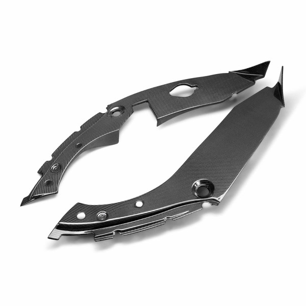 Seibon Carbon Fibre Under Bonnet Wing Trims - Honda Civic Type-R FK8