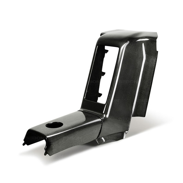 Seibon Carbon Fibre Rear Center Console Trim Set  - Nissan R35 GT-R