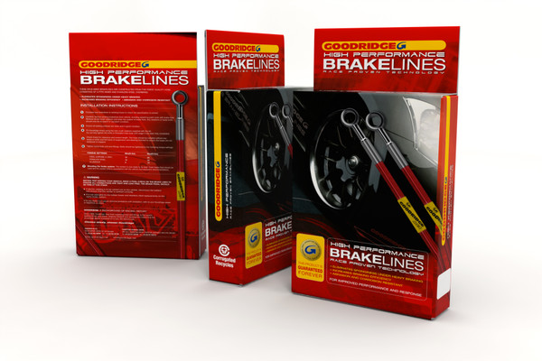 Goodridge Braided Brake Line Kit – Mazda 323 (Rr. Disc) 1989