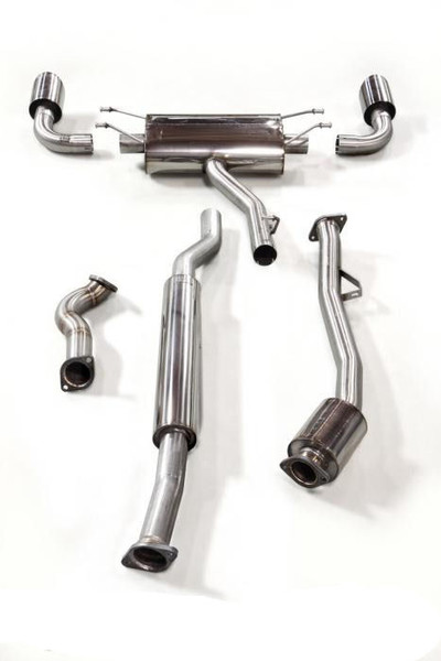 Milltek Sport Primary Cat Back Exhaust System - Resonated - Subaru BRZ / Toyota GT86