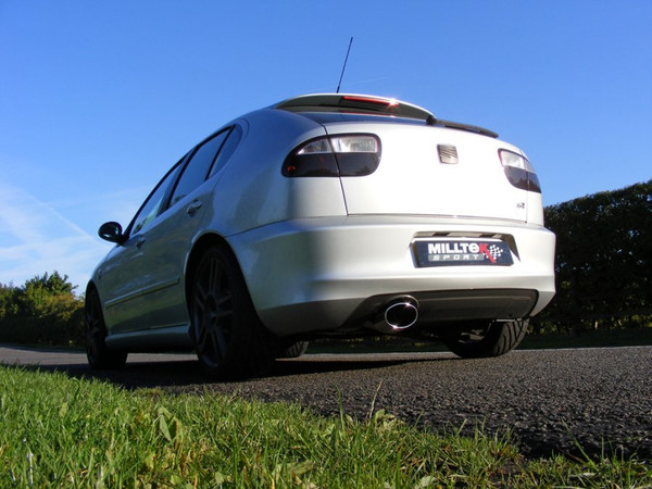 Milltek Non Res Cat Back Exhaust System - Seat Leon Cupra R 210 / 225 2003-