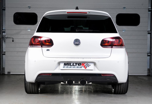 Milltek Resonated Cat Back Exhaust System - Volkswagen Golf Mk6 R 2.0 TSI 270PS